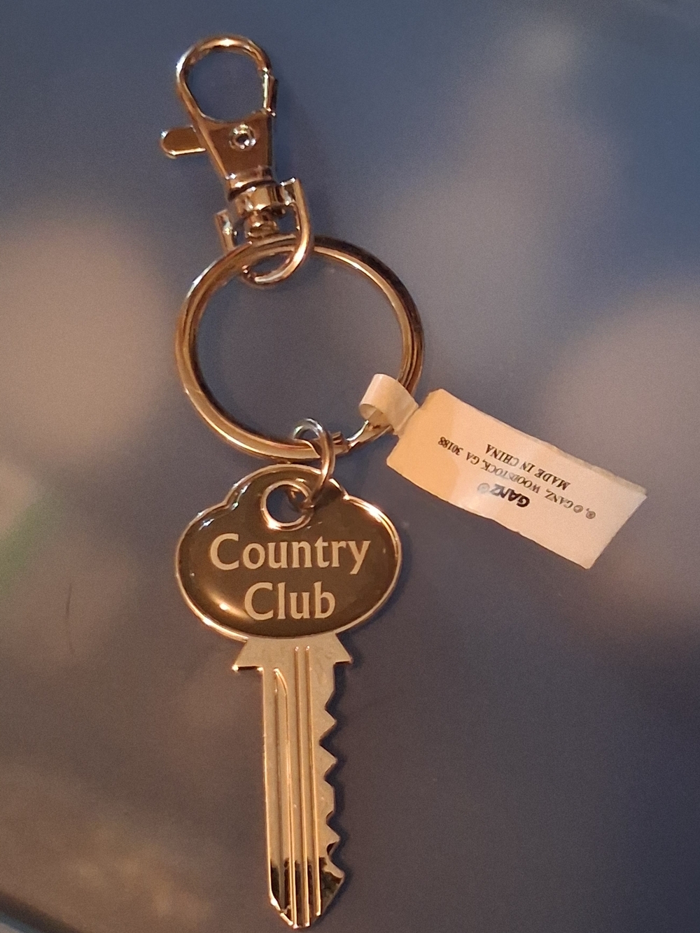 GANZ COUNTRY CLUB KEYCHAIN
